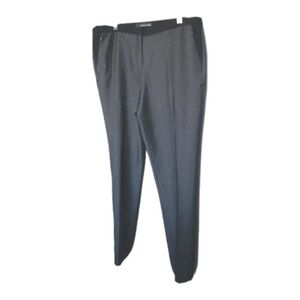 AMANDA + Chelsea Charcoal Comfort Waist Stretch Straight Leg Trousers 2